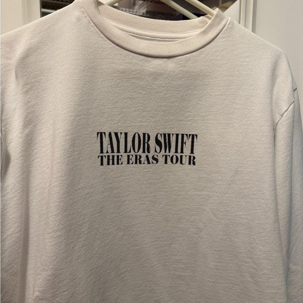 Taylor Swift The Eras Tour White Sweatshirt